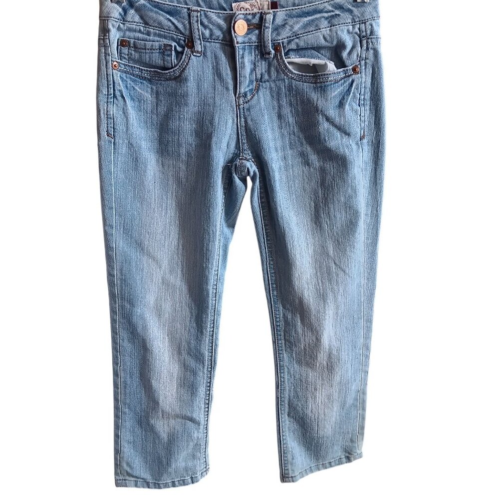 So Womens Light Wash Denim Capri Jeans Size 1